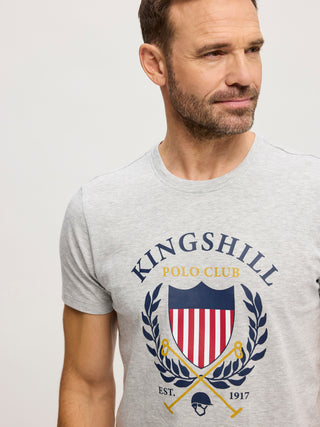 Kingshill Identity Tee T-shirt Grey Melange