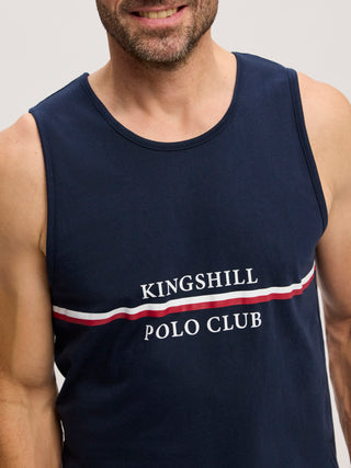 Kingshill Authentique Tank T-shirt B - Blue