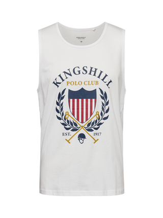 Kingshill Identity Tank T-shirt A - White