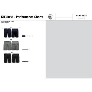 Kingshill KH30058 Shorts Medium Grey Melange